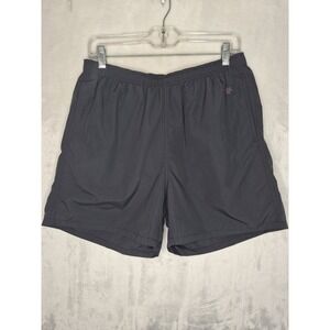 Goldwin Technical Nylon Shorts Charcoal Gray Mens Large L Waist 34 Inseam 5